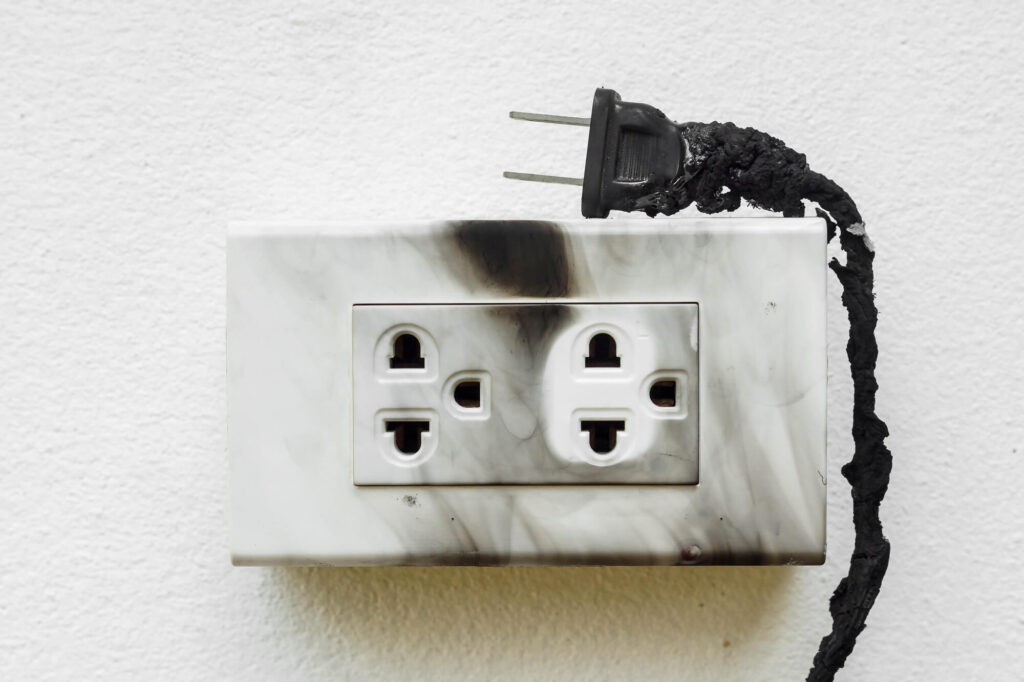 Burnt Outlet
